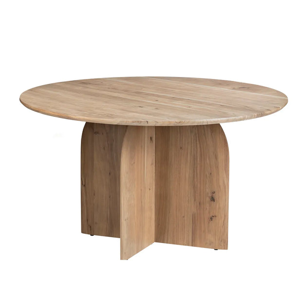 Crestview Collection Braxton Stained Natural Dining Table