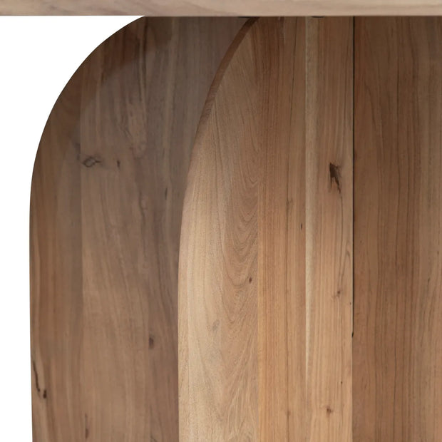 Crestview Collection Braxton Stained Natural Dining Table
