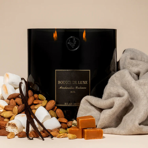 Big Ass Luxuries Marshmallow Cashmere Baby Big Ass Candle ~ 150 oz. 300-500 Hours Burn Time.