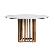 Crestview Collection Sullivan Round Marble Dining Table