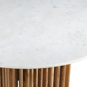 Crestview Collection Sullivan Round Marble Dining Table