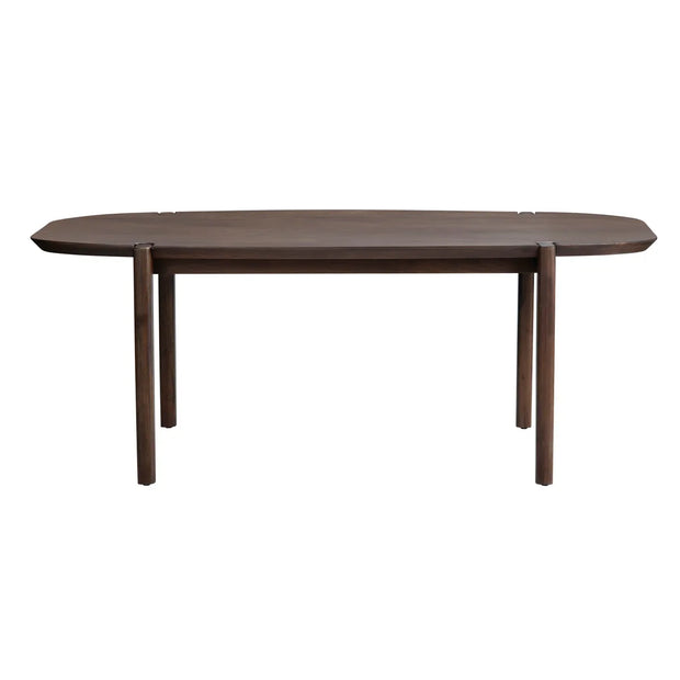 Crestview Collection Archer Stained Brown Wood Dining Table