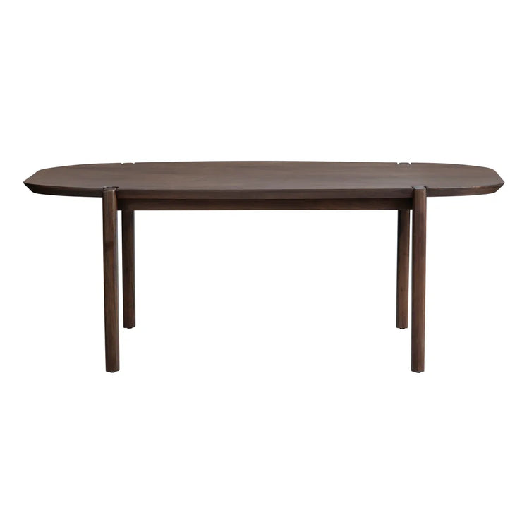 Crestview Collection Archer Stained Brown Wood Dining Table