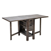 Crestview Collection Barnwell Dark- Brown Finish Wood Dining Table
