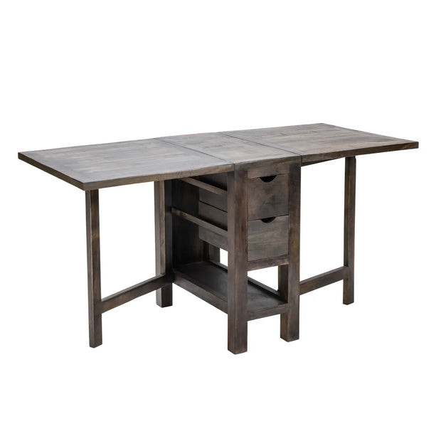 Crestview Collection Barnwell Dark- Brown Finish Wood Dining Table