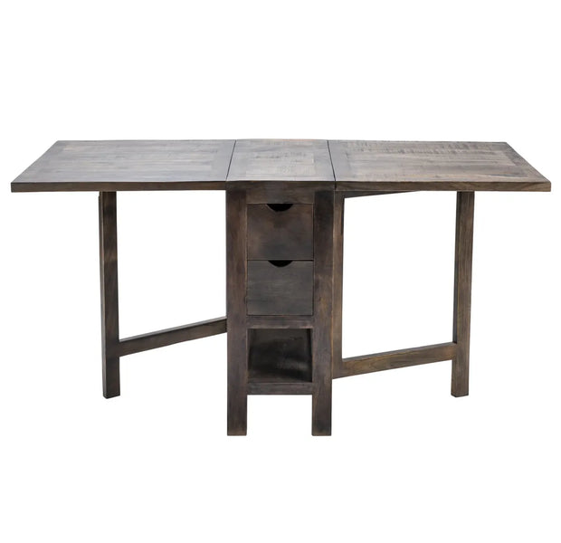 Crestview Collection Barnwell Dark- Brown Finish Wood Dining Table