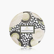 Voluspa Jasmine Midnight Blooms 3 Wick Tin Candle ~ 12oz