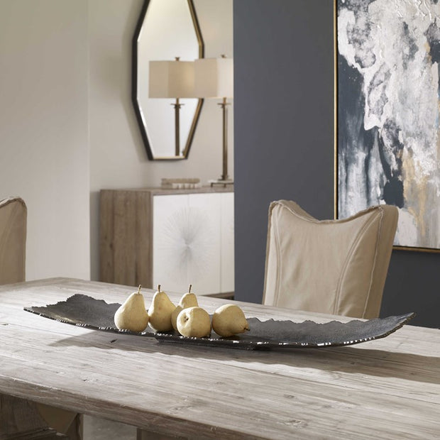 Uttermost Camilla Textured Nickel Tray