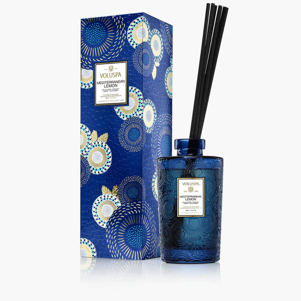 Voluspa Mediterranean Lemon Luxe Reed Diffuser