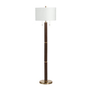 Crestview Collection Arlo Fluted Wood Floor Lamp