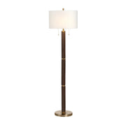 Crestview Collection Arlo Fluted Wood Floor Lamp