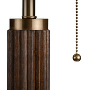Crestview Collection Arlo Fluted Wood Floor Lamp