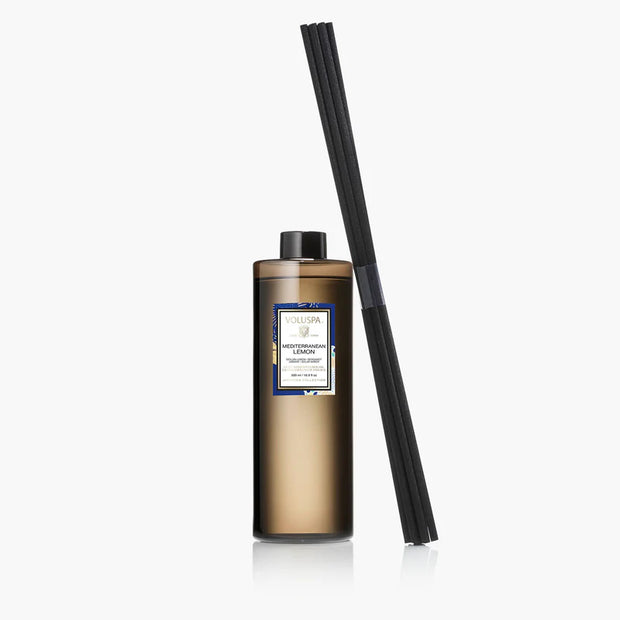 Voluspa Mediterranean Lemon Luxe Reed Diffuser Refill