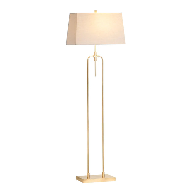 Crestview Collection Salinas Luxury Gold Floor Lamp