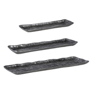 Uttermost Artisan Textured Antiqued Nickel Set of 3 Trays
