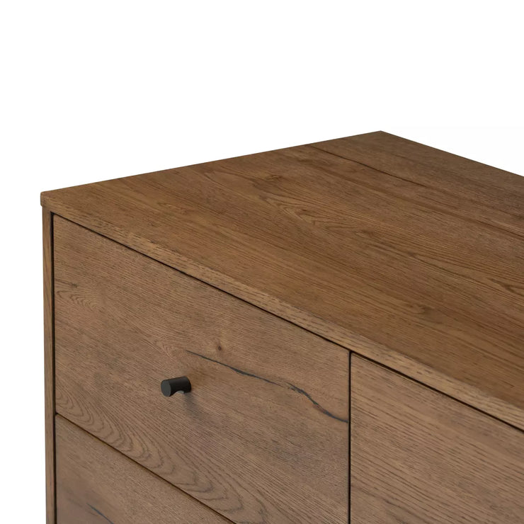 Four Hands Eaton 5 Drawer Dresser ~ Amber Oak Wood Finish