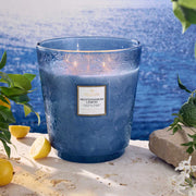 Voluspa Mediterranean Lemon 5 Wick Hearth Candle ~ 123oz