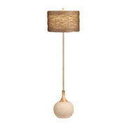 Crestview Collection Kenya Natural Wood Floor Lamp
