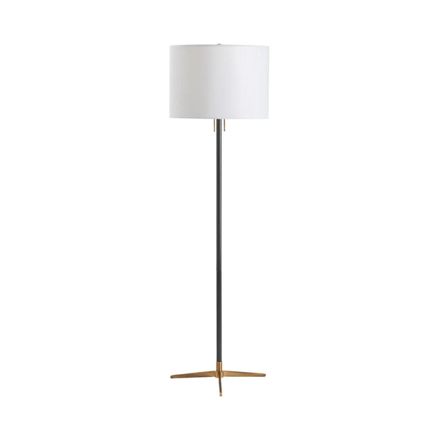 Crestview Collection Veda Blackened Bronze And Brass Floor Lamp