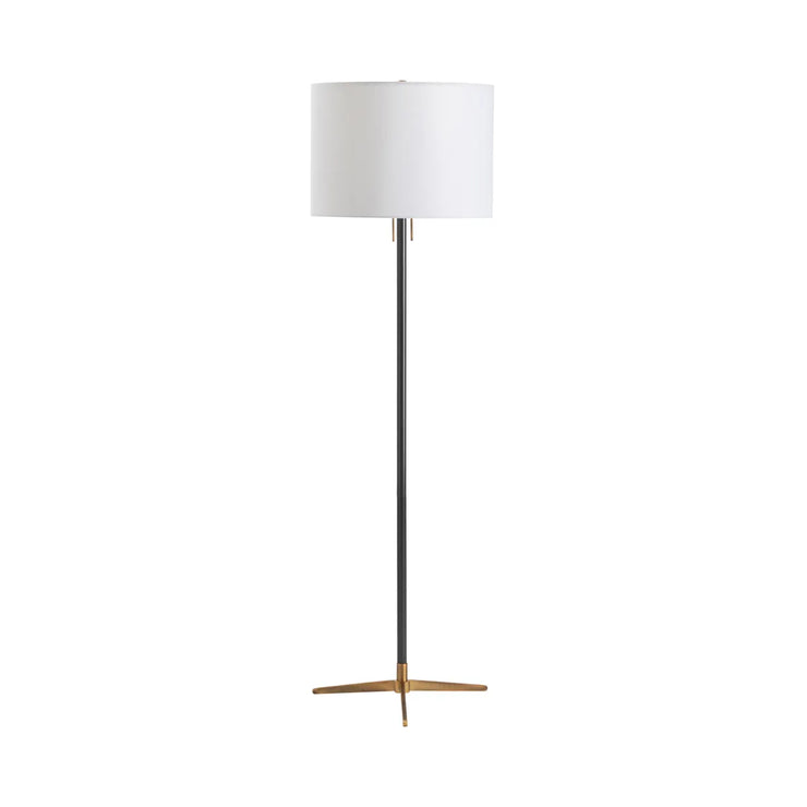 Crestview Collection Veda Blackened Bronze And Brass Floor Lamp