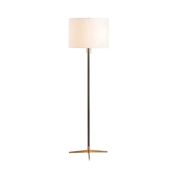 Crestview Collection Veda Blackened Bronze And Brass Floor Lamp