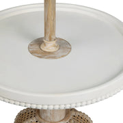 Crestview Collection Rafferty Wood And Rattan Coastal Floor Lamp