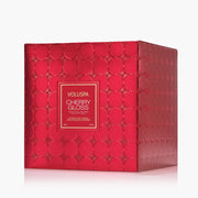 Voluspa Cherry Gloss 3 Wick Hearth Candle ~ 38oz