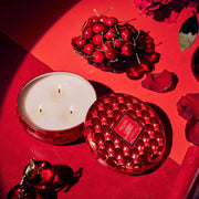 Voluspa Cherry Gloss 3 Wick Tin Candle ~ 38oz