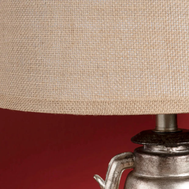 Crestview Collection Oil Lantern Dark Gray Finish Floor Lamp