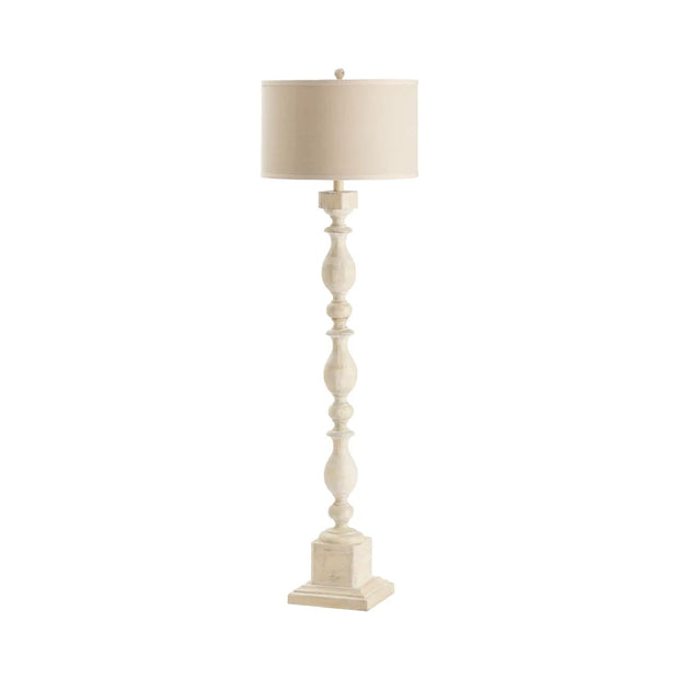 Crestview Collection Wood Post Traditional Floor Lamp