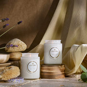 Voluspa Eucalyptus and White Sage Large Jar Candle ~ 18 oz.