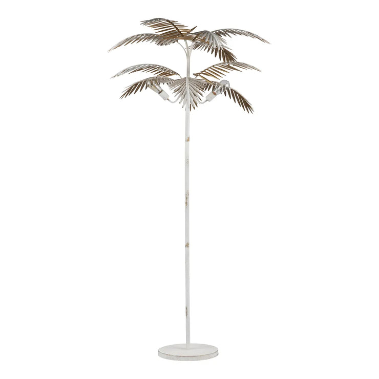 Crestview Collection Carmichael Coastal Palm Floor Lamp