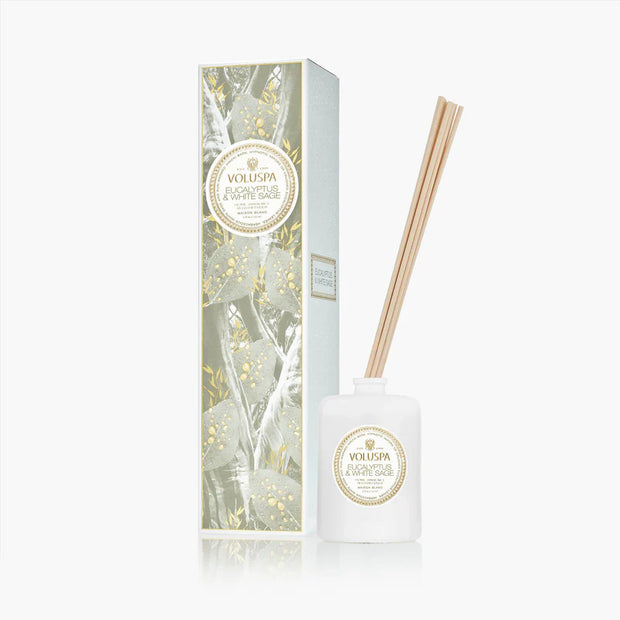 Voluspa Eucalyptus and White Sage Reed Diffuser