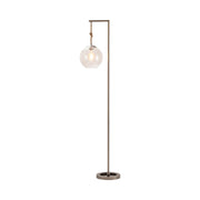 Crestview Collection Brooks Blown Glass Globe Floor Lamp