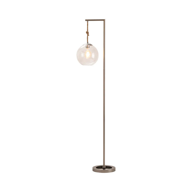 Crestview Collection Brooks Blown Glass Globe Floor Lamp