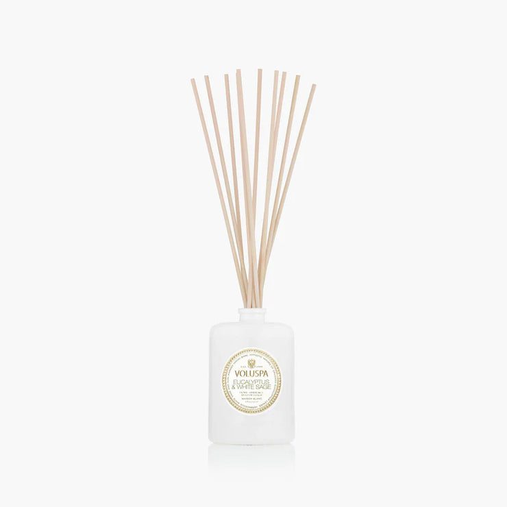 Voluspa Eucalyptus and White Sage Reed Diffuser