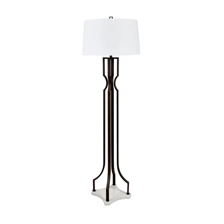 Crestview Collection Lancaster Modern Industrial Floor Lamp