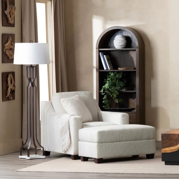 Crestview Collection Lancaster Modern Industrial Floor Lamp