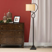 Crestview Collection Echo Bronze Finish Floor Lamp