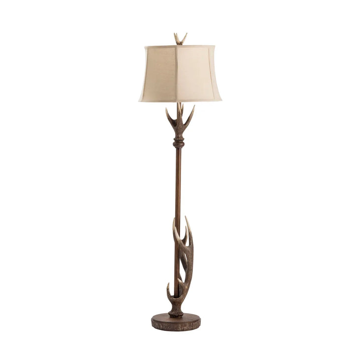 Crestview Collection Montana Antlers Base Floor Lamp