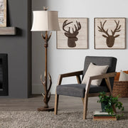 Crestview Collection Montana Antlers Base Floor Lamp