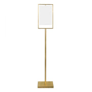 Crestview Collection Huxley Stunning Gold Leaf Floor Lamp