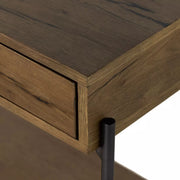 Four Hands Eaton Console Table ~ Amber Oak Wood Finish