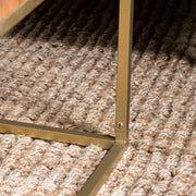 Crestview Collection Adagio Acacia Wood and Iron Rectangular Coffee Table