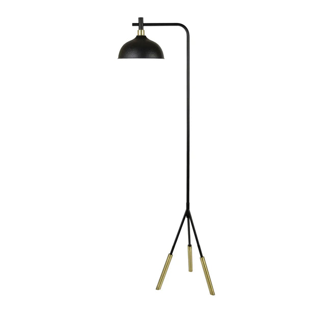 Crestview Collection Artemis Black Finish Floor Lamp