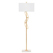 Crestview Collection Ringo Gold Linked Floor Lamp