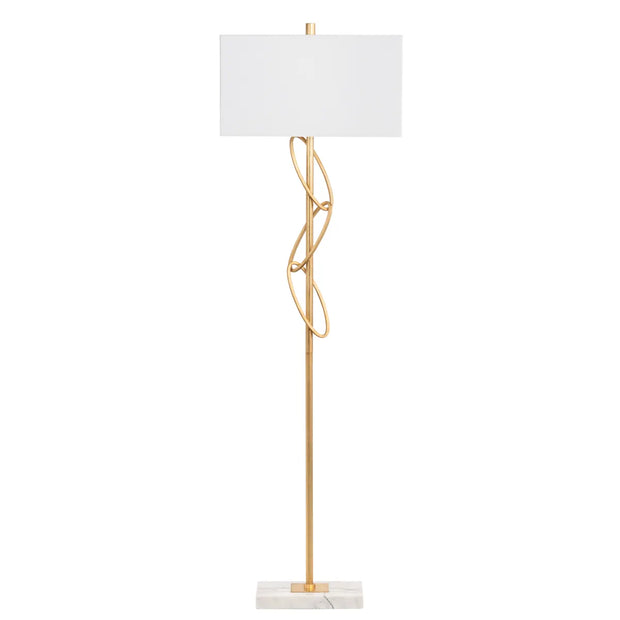 Crestview Collection Ringo Gold Linked Floor Lamp