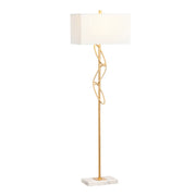 Crestview Collection Ringo Gold Linked Floor Lamp