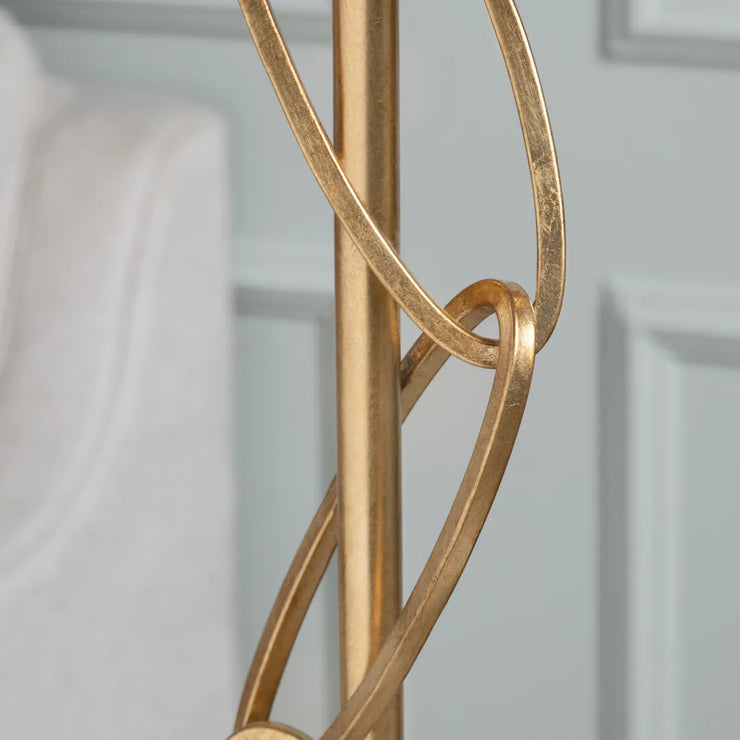 Crestview Collection Ringo Gold Linked Floor Lamp