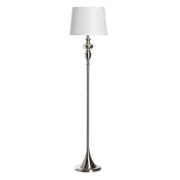 Crestview Collection Queensland Brushed Nickel Metal Finish Floor Lamp